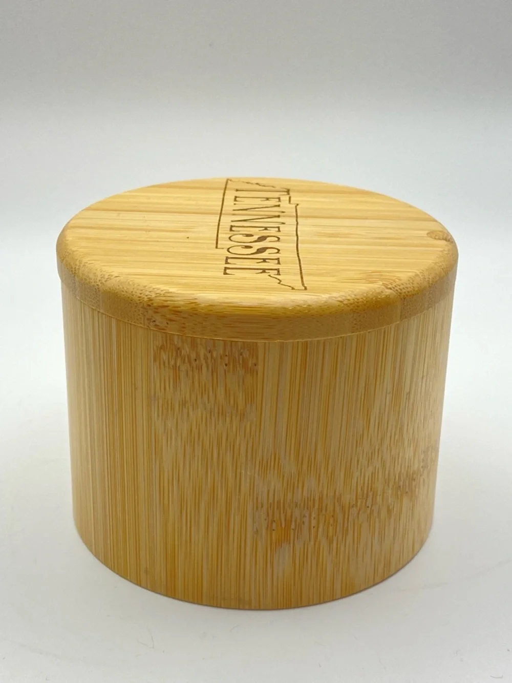 Totally Bamboo Salt Cellar 3.5” x 2.75” Tennessee Magnetic Closure Farmhouse